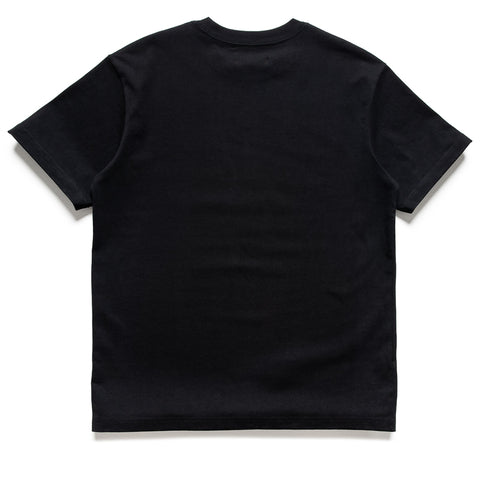 Purple Brand Crystal Slanted Script Tee - Black