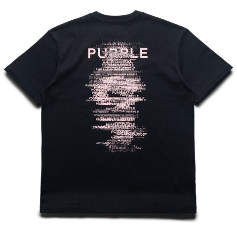 Purple Brand Scattered Wordmark Tee - Black