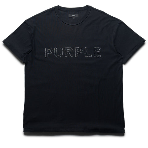 Purple Brand Studded Tee - Black