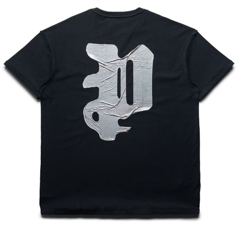 Purple Brand Taped Gothic P Tee - Black