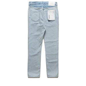 Purple Brand Mid Rise Slim Straight Leg Inside Out Jean - Light Indigo