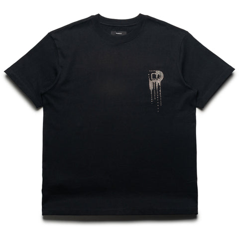 Purple Brand Crystal Drip Tee - Black