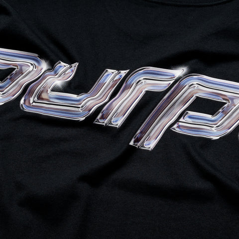 Purple Brand Chrome Wordmark Tee - Black