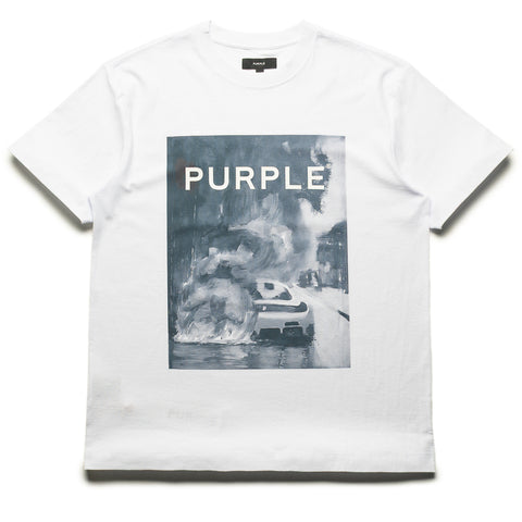 Purple Brand Carefree Tee - White