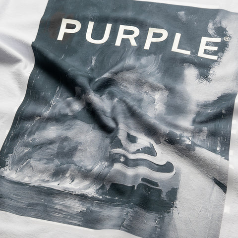 Purple Brand Carefree Tee - White