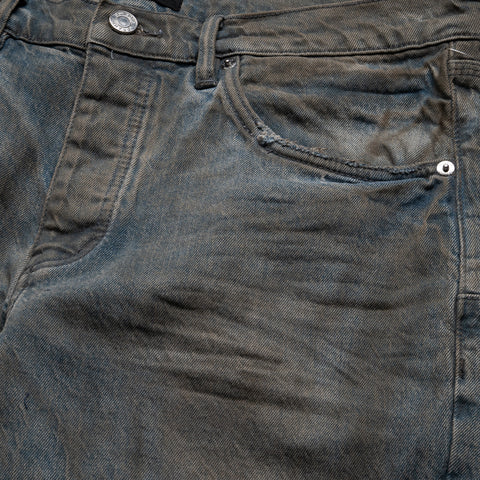 Purple Brand Low Rise Skinny Leg Monterrico Mud Jean - Gray