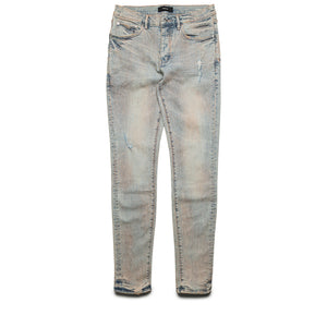 Purple Brand Skinny Pink Mud Distressed Denim - Light Indigo