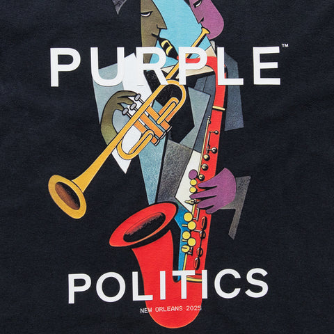 Purple Brand x Politics Essence Fest Tee - Black