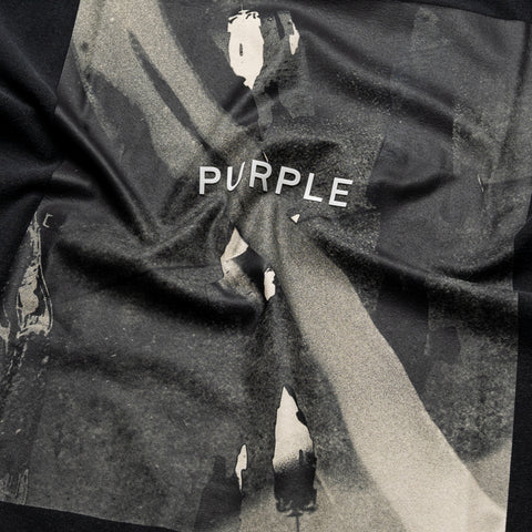 Purple Brand Warped Tee - Black