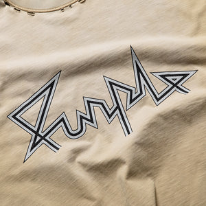 Purple Brand Voltage Script Tee - Khaki