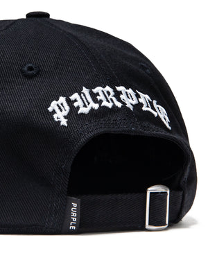 Purple Brand Gothic P Strapback - Black