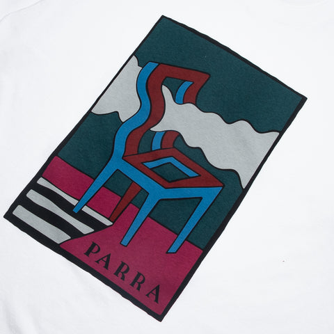 Parra Smoke Chair Tee - White