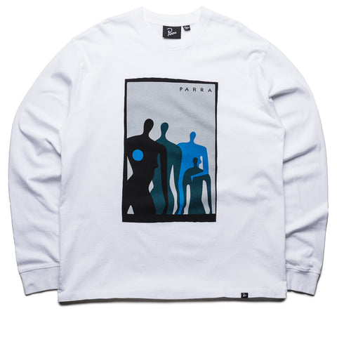 Parra The Visitors L/S Tee - White