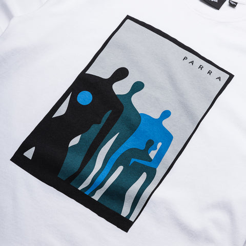 Parra The Visitors L/S Tee - White