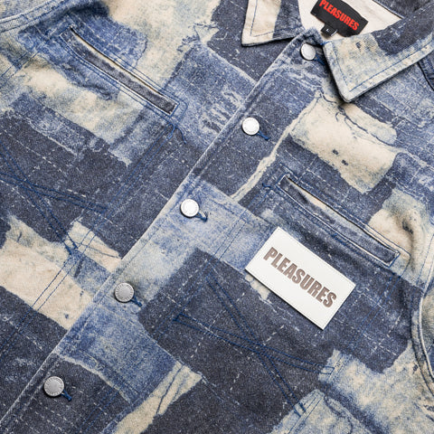 Pleasures Boro Work Jacket - Indigo