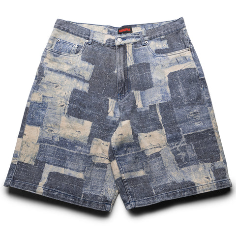 Pleasures Boro Baggy Jorts - Indigo