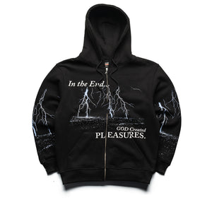 Pleasures End Times Zip Hoodie - Black
