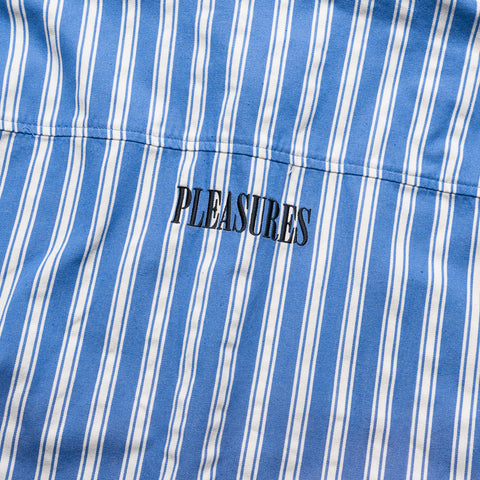 Pleasures Fade Button Down Shirt - Blue