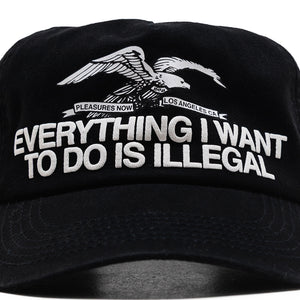 Pleasures Illegal Snapback - Black