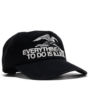 Pleasures Illegal Snapback - Black