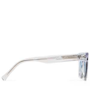 Politics Acadiana Sunglasses - Clear/Blue