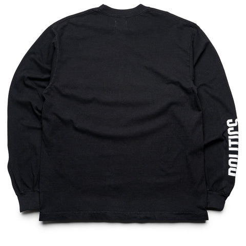 Politics Camo Brick Logo L/S Tee - Black