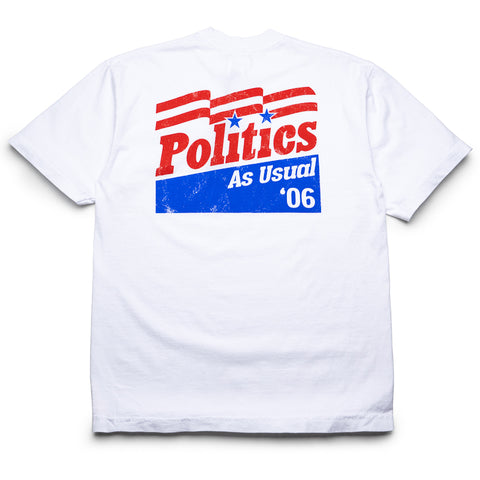 Politics Campaign Tee - White