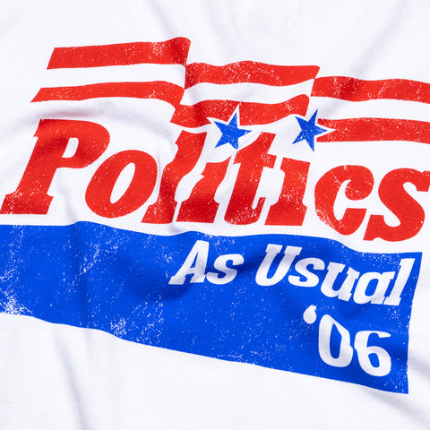 Politics Campaign Tee - White