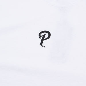Politics Center P Logo Tee - White
