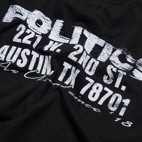 Politics ATX Chapter Tee - Black