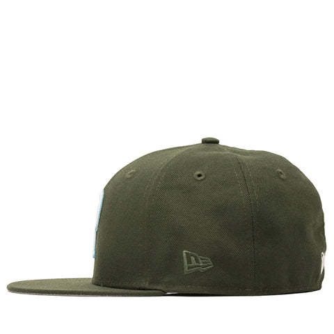 Politics x New Era 59Fifty Fitted Hat - Forest Green