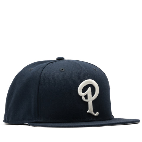 New Era x Politics Philadelphia Phillies 59FIFTY Fitted Hat - Olive/purple, Size 7 5/8 by Sneaker Politics