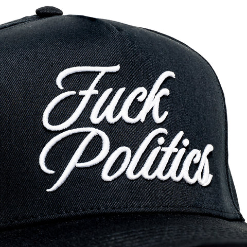 Politics F*ck Politics Snapback - Black