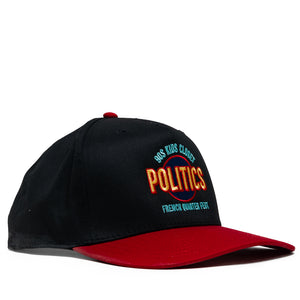 Politics x 90's Kid's Closet Fest Snapback - Black/Red