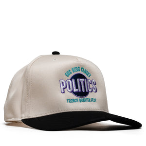 Politics x 90's Kid's Closet Fest Snapback - Creme/Black