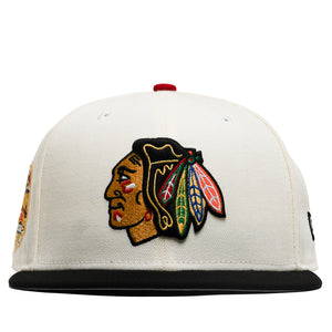New Era x Politics Chicago Blackhawks 59FIFTY Fitted - Chrome/Black