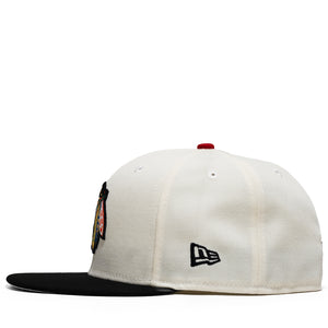 New Era x Politics Chicago Blackhawks 59FIFTY Fitted - Chrome/Black