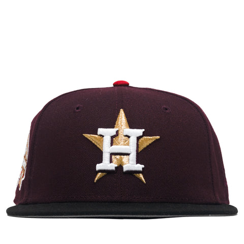 New Era x Politics Houston Astros 59FIFTY Fitted - Maroon/Black