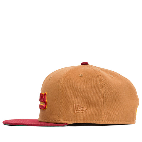 New Era x Politics New Orleans Pelicans 59FIFTY Fitted Hat - Wheat/Red