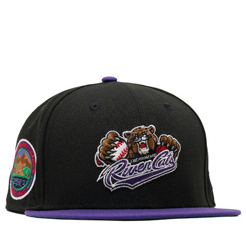 New Era x Politics Sacramento River Cats 59FIFTY Fitted Hat - Purple/Black