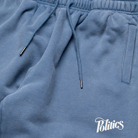 Politics Core Script Sweatpants - Glacier Blue