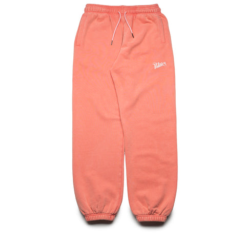 Politics Core Script Sweatpants - Rush Red