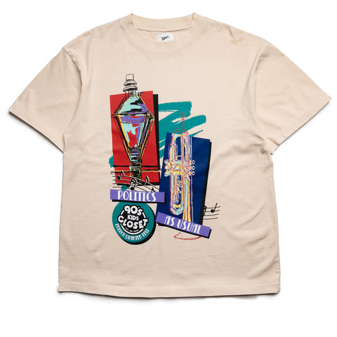 Politics x 90's Kid's Closet  Jazz Tee - Off White