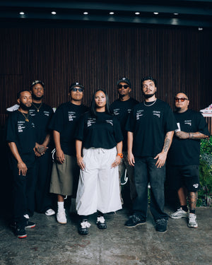 Politics x L/AB c/o Off-White Staff Tee - Black