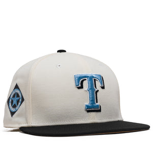 New Era x Politics Texas Rangers 59FIFTY Fitted - Chrome/Black
