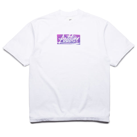 Politics Gradient Tee - White