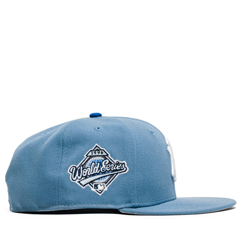 New Era x Politics New York Yankees 59FIFTY Fitted - Faded Blue