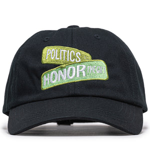Honor The Gift x Politics Block Dad Hat - Black