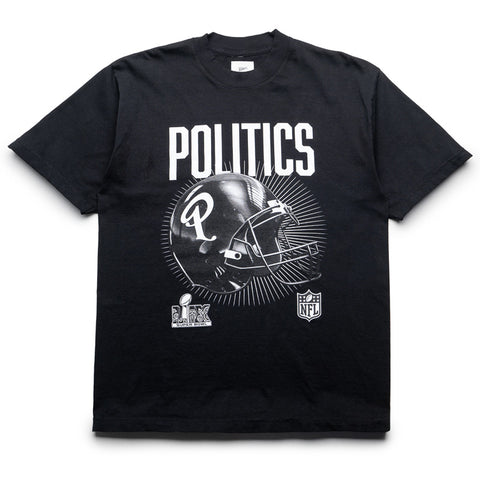 NFL Origins x Politics Helmet Tee - Black