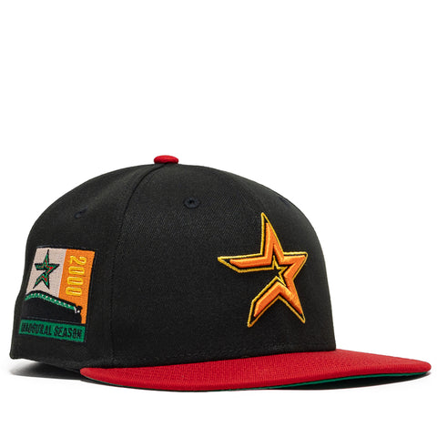 New Era x Politics Houston Astros 59FIFTY Fitted - Black/Scarlet